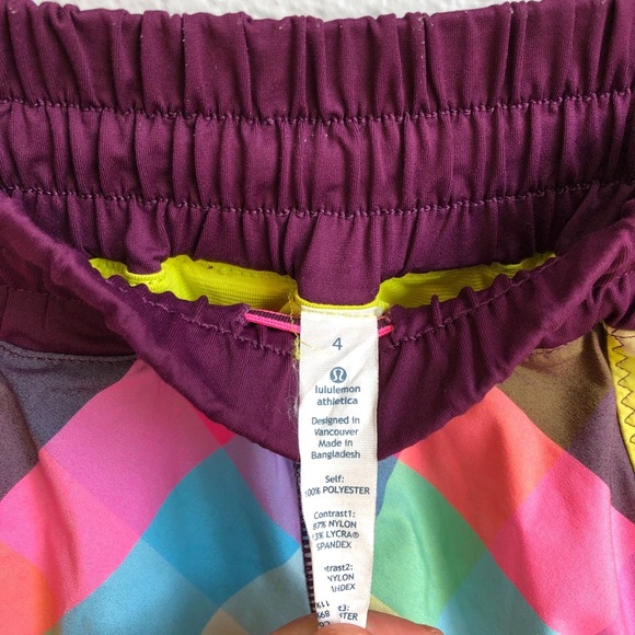 Lululemon Plaid Shake and Break Rare - Picture 3 of 7